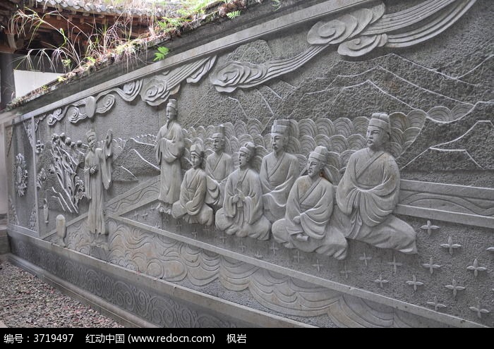 朱熹讲学壁画
