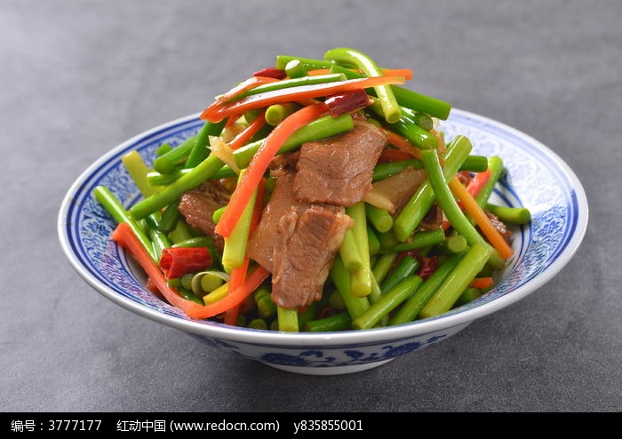 蒜苔炒肉