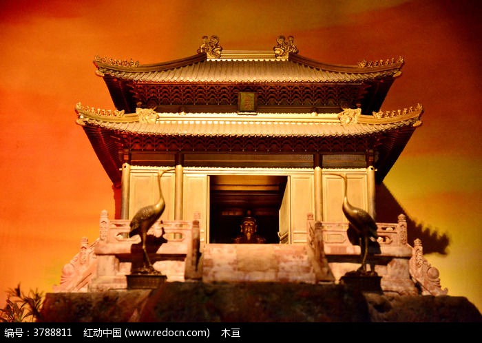 武当金顶模型图片_建筑摄影图片