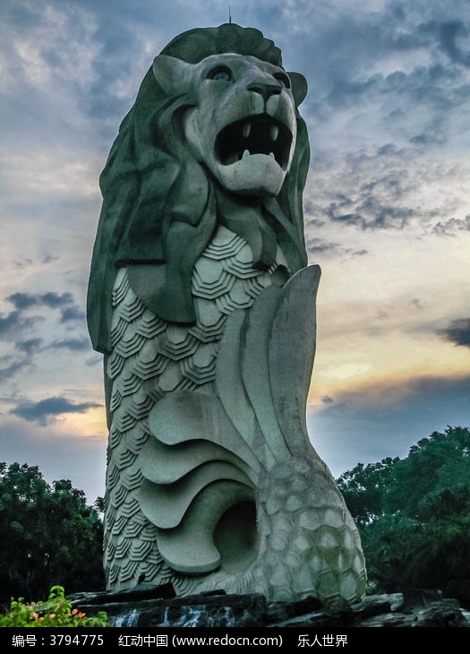 新加坡街头雕塑图片