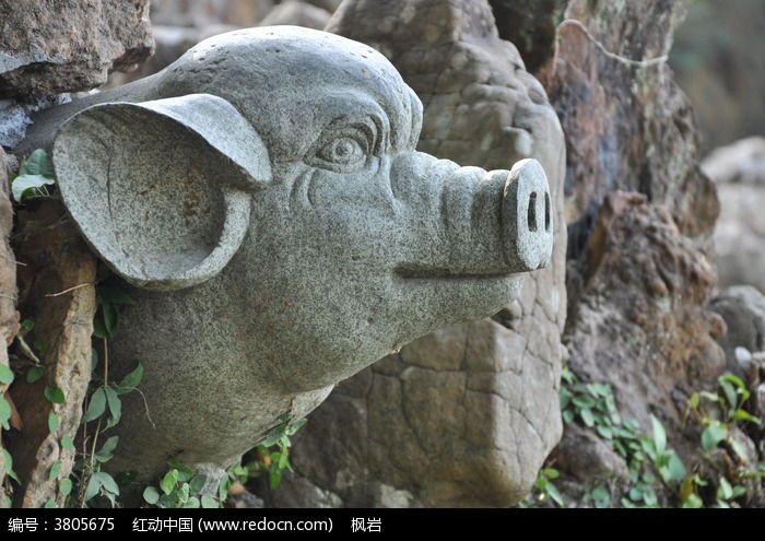 猪头雕塑