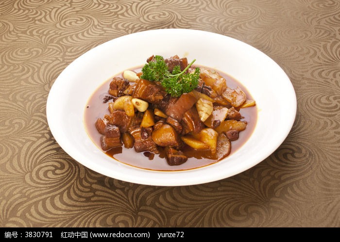 家乡萝卜烧肉图片_图片_红动手机版