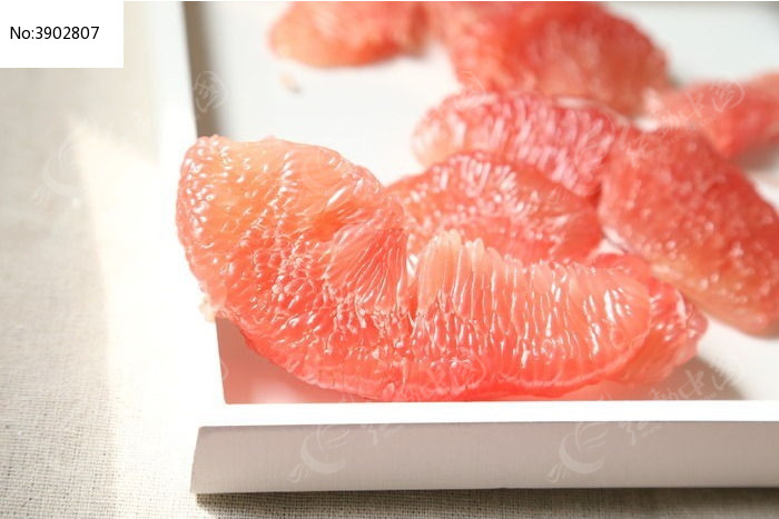 三红蜜柚与白盒子图片,高清大图_水果蔬菜素材