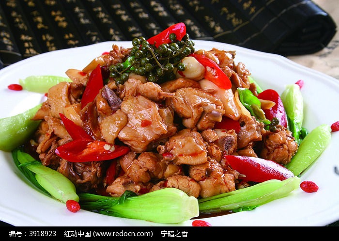鲜菇椒香鸡
