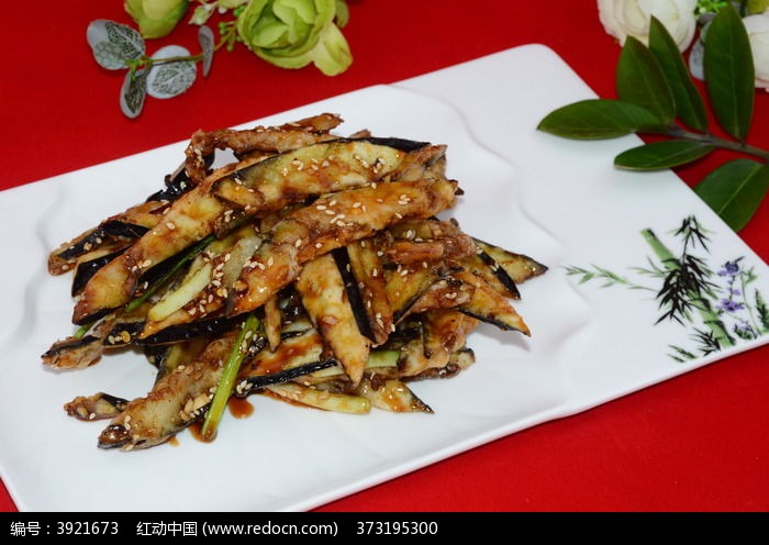 风味茄条图片,高清大图_中国菜系素材