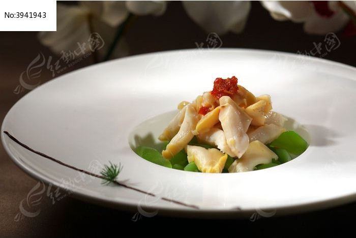 辣拌翡翠螺片图片,高清大图_中国菜系素材