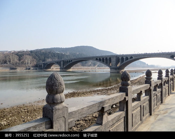 龙门大桥石桥伊河图片_节日元素图片_红动手机版