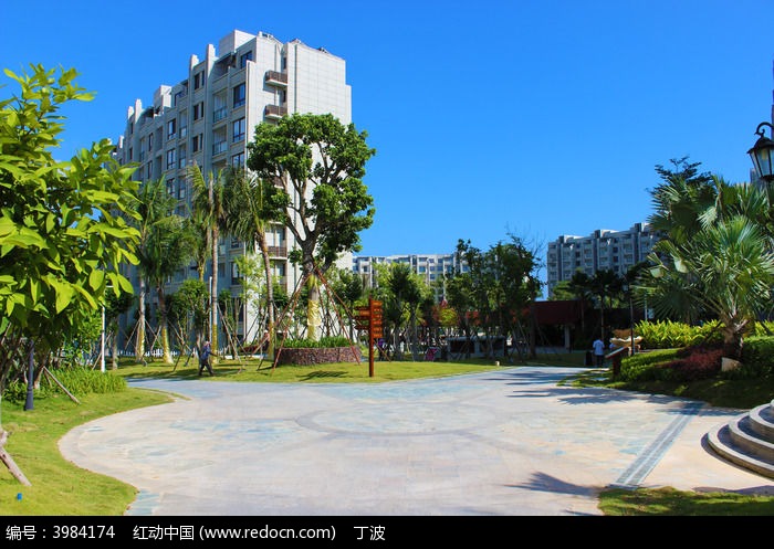 海棠湾六和悦城小区景观高清图片下载_红动网