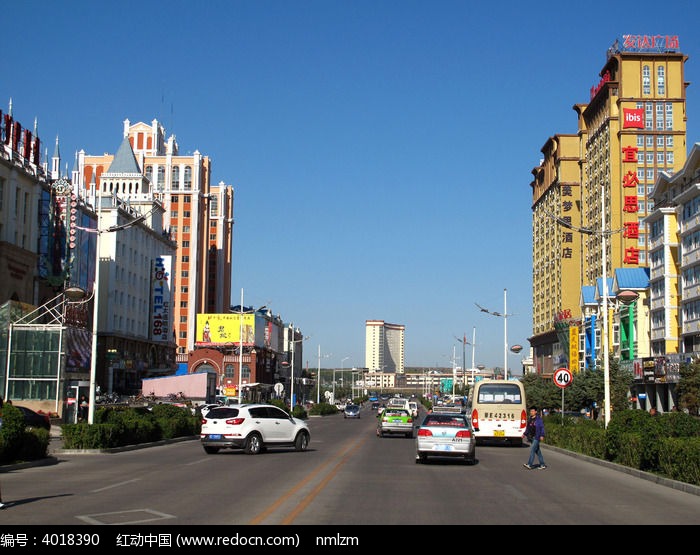 满洲里欧式街景