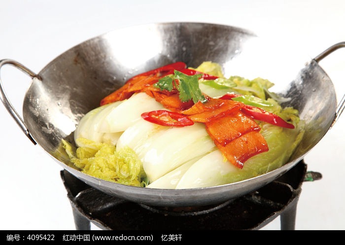 干锅娃娃菜图片,高清大图_中国菜系素材