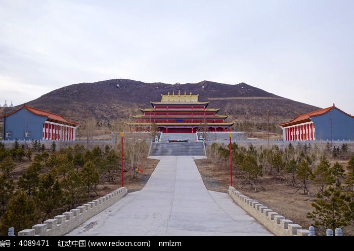 葛根庙寺院风光