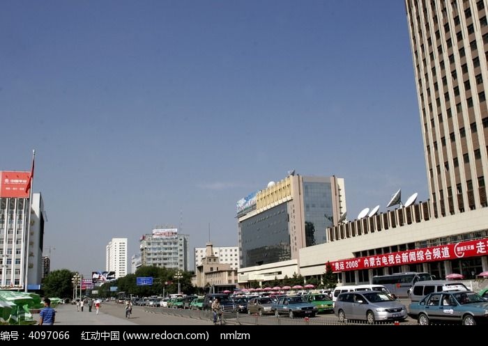 原创摄影图 建筑摄影 城市风光 呼和浩特市街景  素材描述:红动网提供