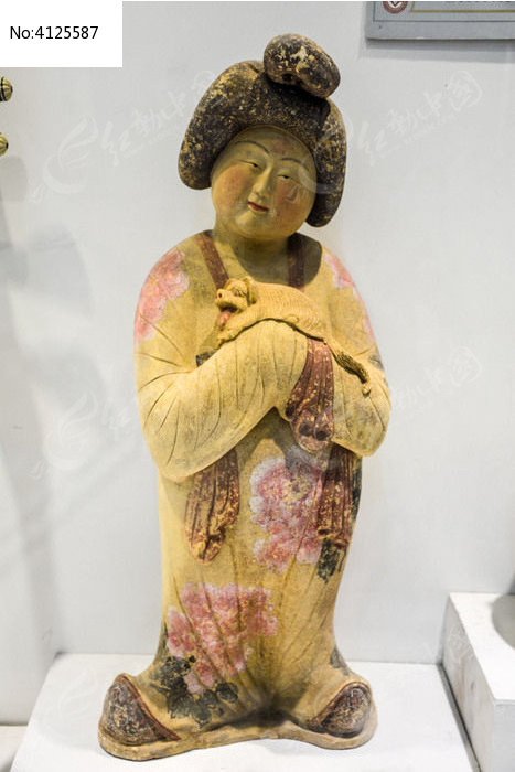 唐代男装女陶俑