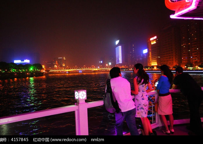 广州乘船夜游珠江图片,高清大图_江河湖泊素材