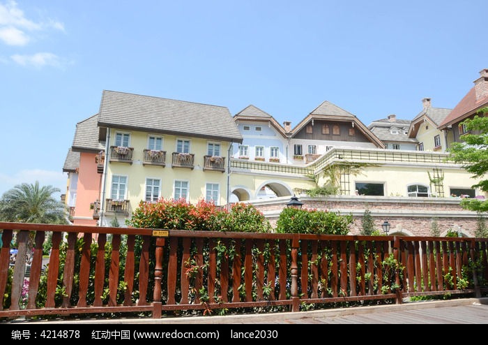 美丽的博罗五矿哈施塔特湖边的房子图片,高清