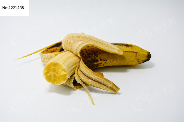 剥了皮的香蕉