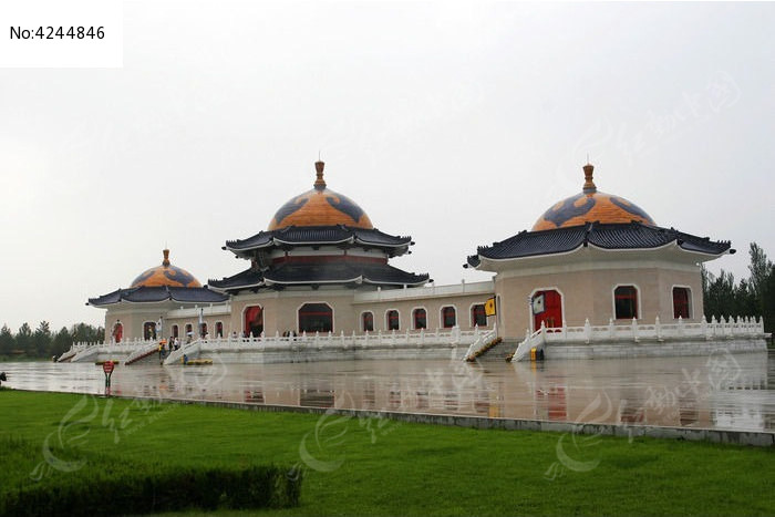 成吉思汗陵蒙古包宫殿