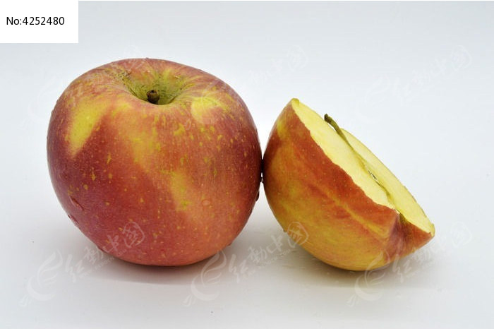 一个和半个苹果