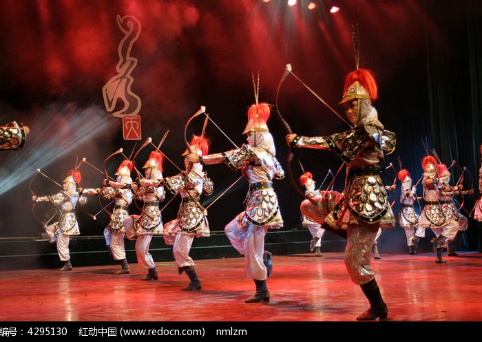 通辽乐舞史诗《蒙古风》弓舞单人图片_图片_红动手机版