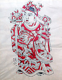 古代状元年画