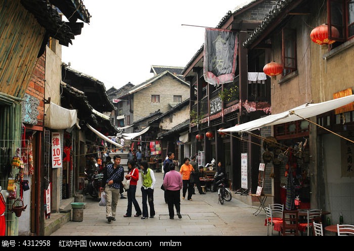 贵阳青岩古镇明清老街街景