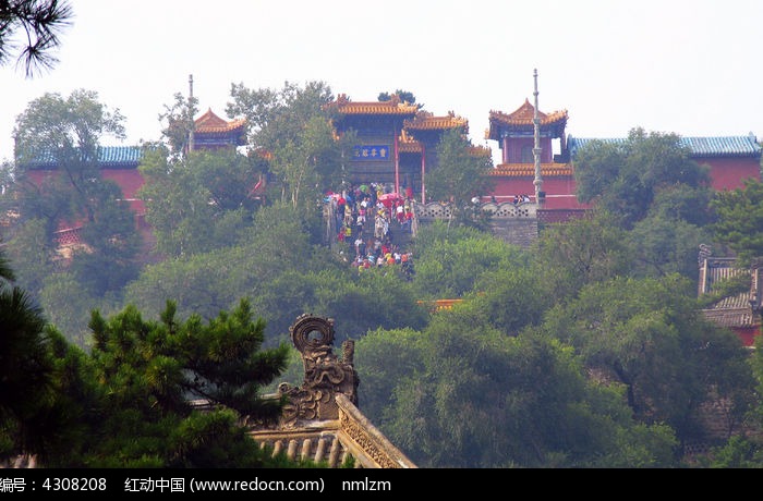 菩萨顶巨大的香炉图片_图片_红动手机版