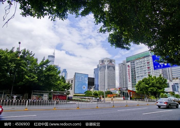 深圳街道建筑楼群