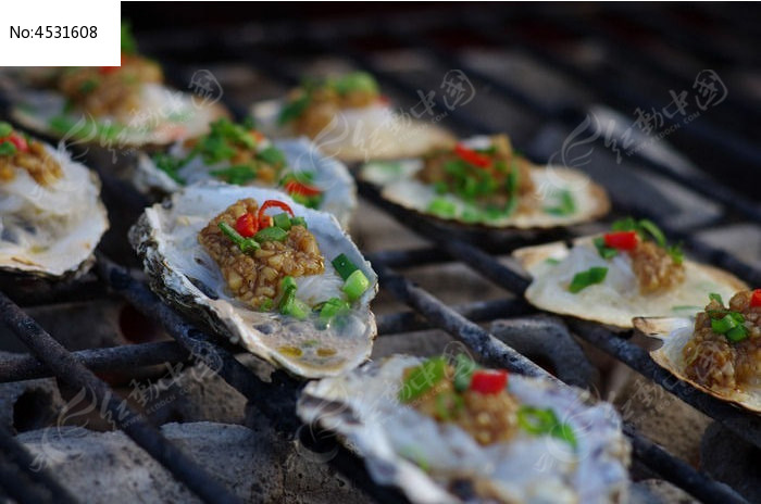 海鲜烧烤美食