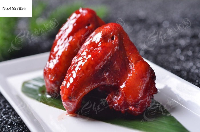 蜜汁烧鸡翅图片,高清大图_中国菜系素材