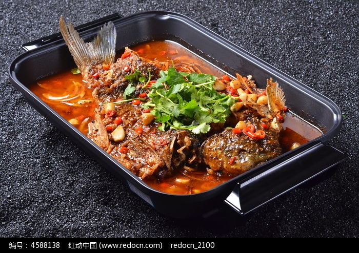 黑椒烤鱼图片_图片_红动手机版