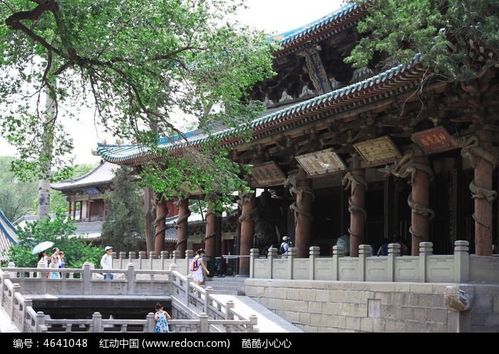 晋祠 寺庙 山西晋祠