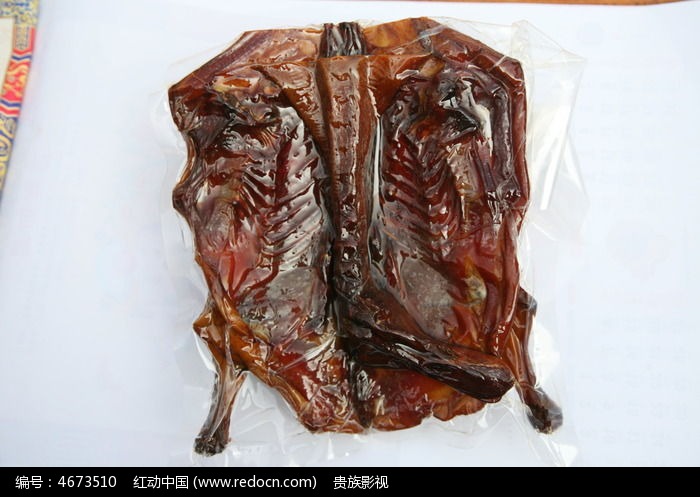 包装好的腊鸭