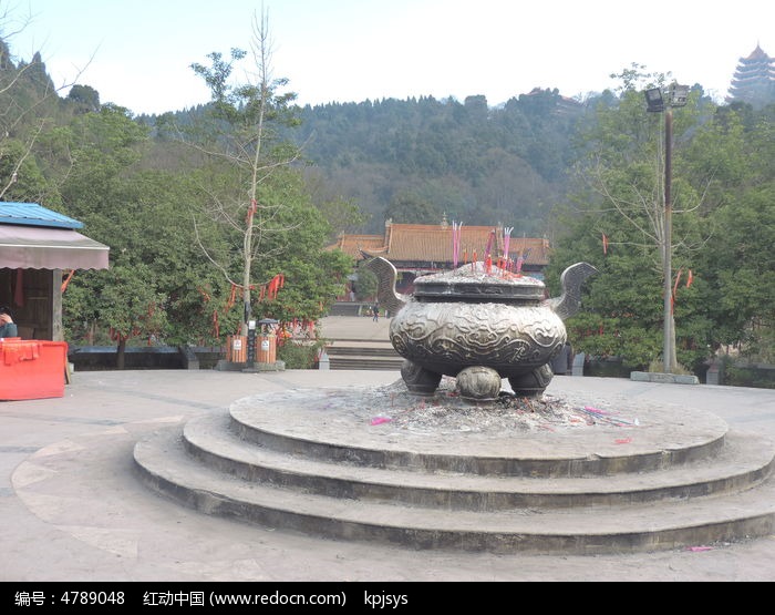 寺庙香炉
