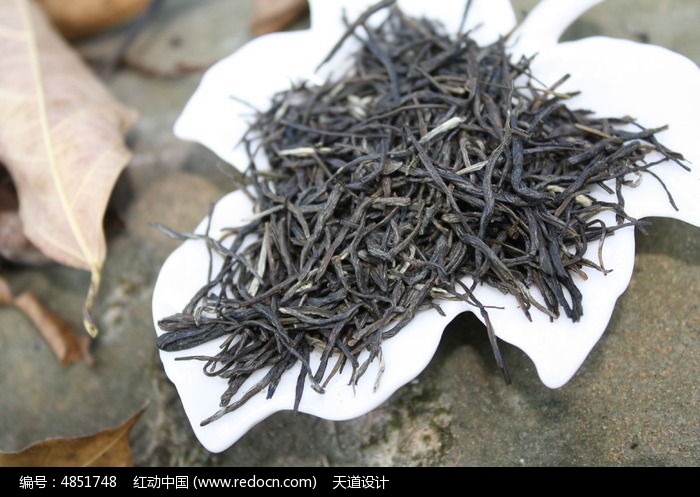 绿茶干茶特写