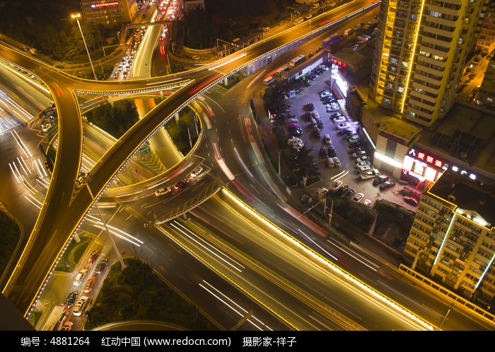 俯视立交桥高清图片下载_红动中国