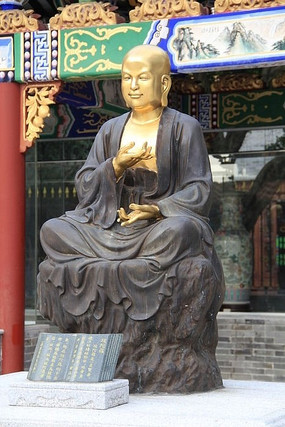 兰花指佛像雕塑
