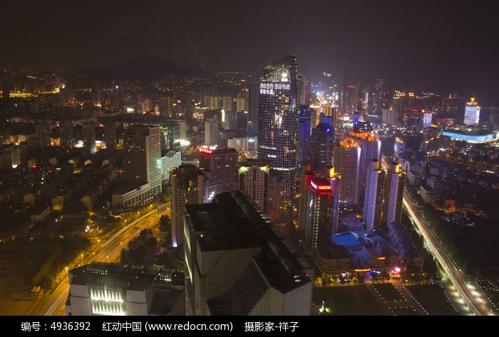 青岛城市夜景