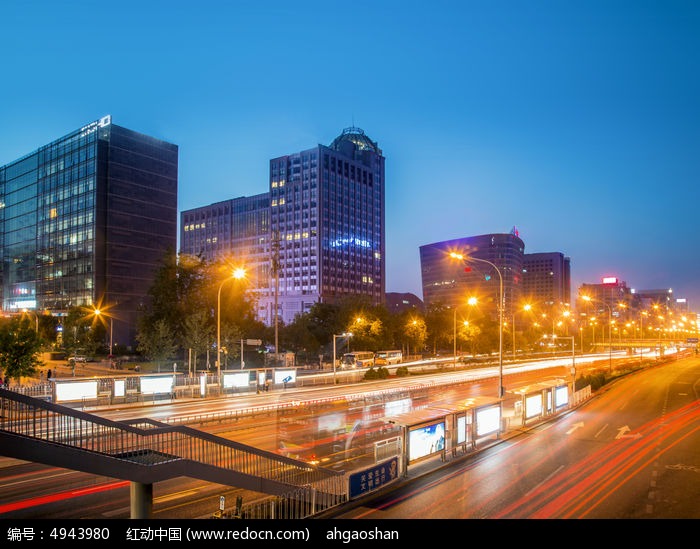 北京城市夜景