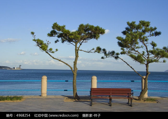 海边的长凳