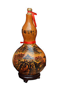 山水画宝葫芦