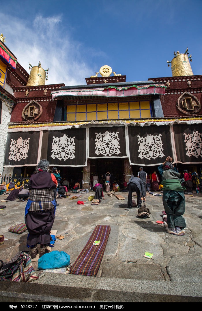 大昭寺朝圣图片