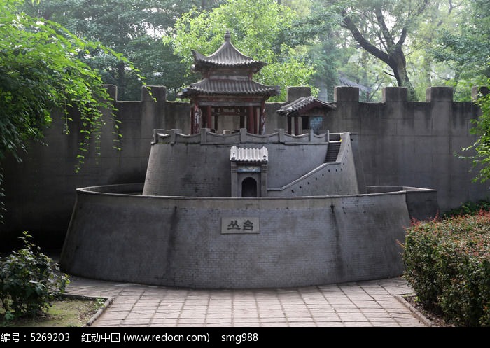 古代城堡模型高清图片下载_红动中国