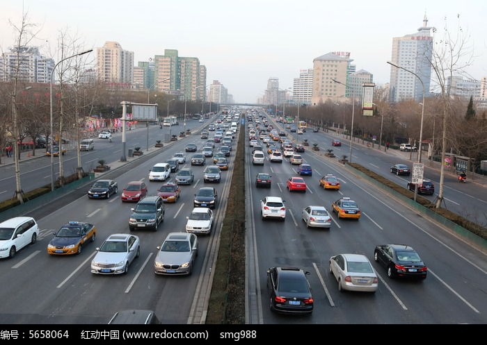 北京三环主路交通