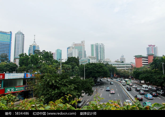 广州区庄立交全景