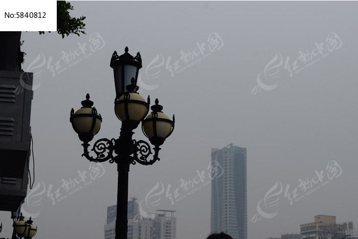 欧式路灯图片,高清大图