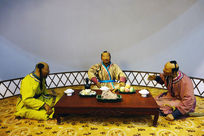 契丹《青牛白马传说》浮雕图片,高清大图_雕刻艺术素材