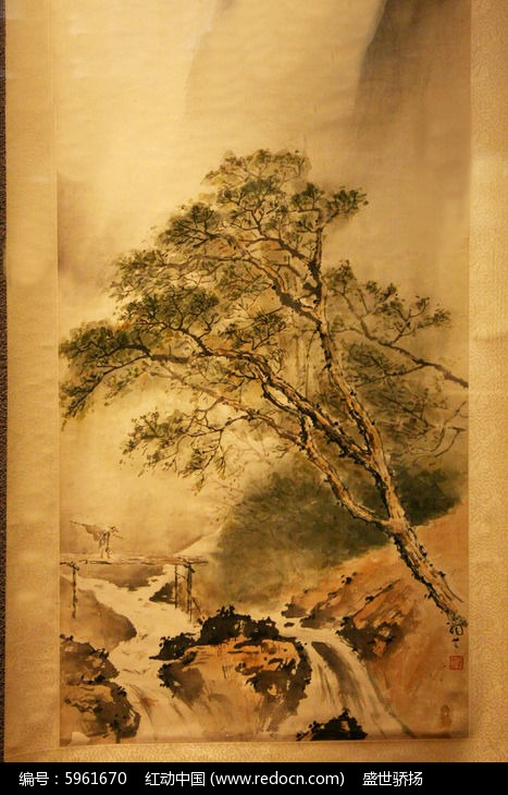山水风景古画高清图片下载_红动中国