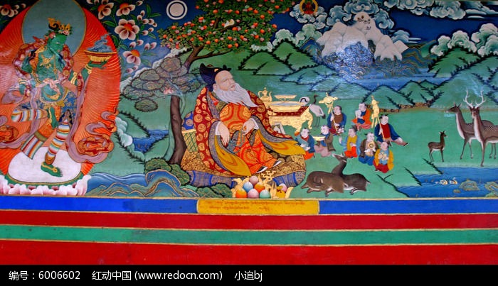 寺庙内的壁画