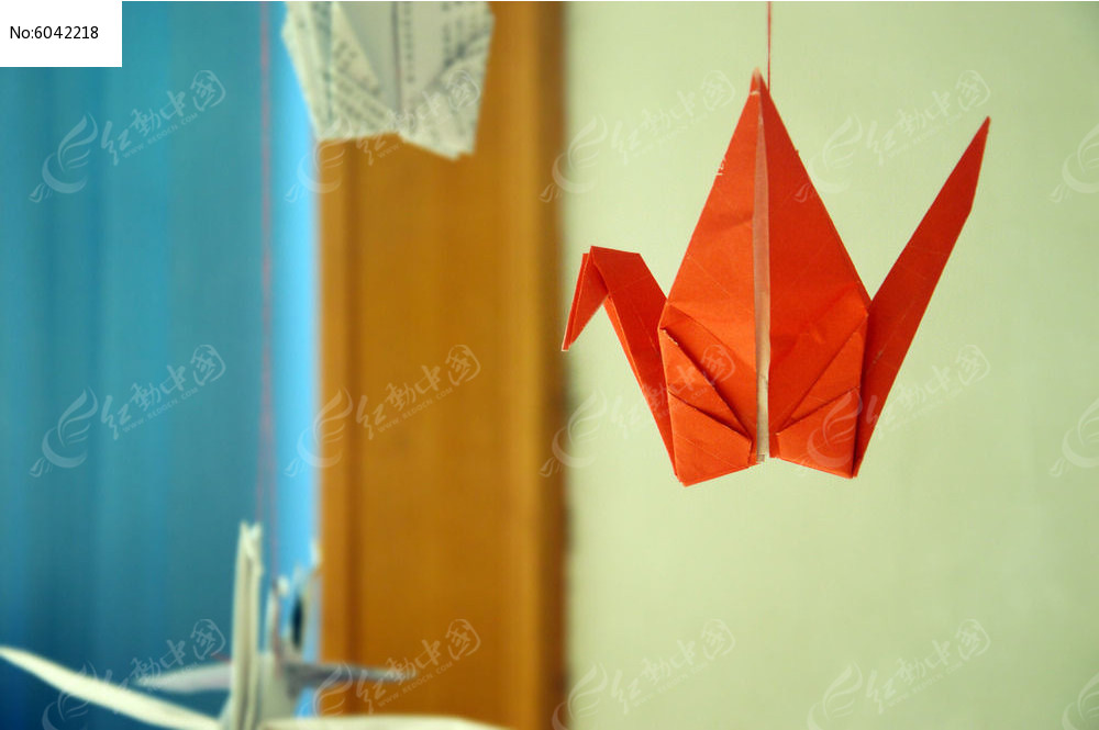 纸鹤背景素材折纸