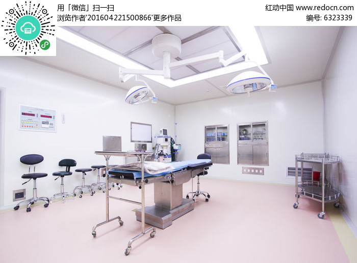 医院层流手术室摄影图片